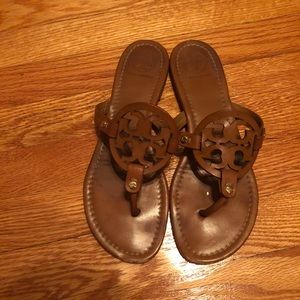 Tory Burch Miller Sandals Vintage Vachetta